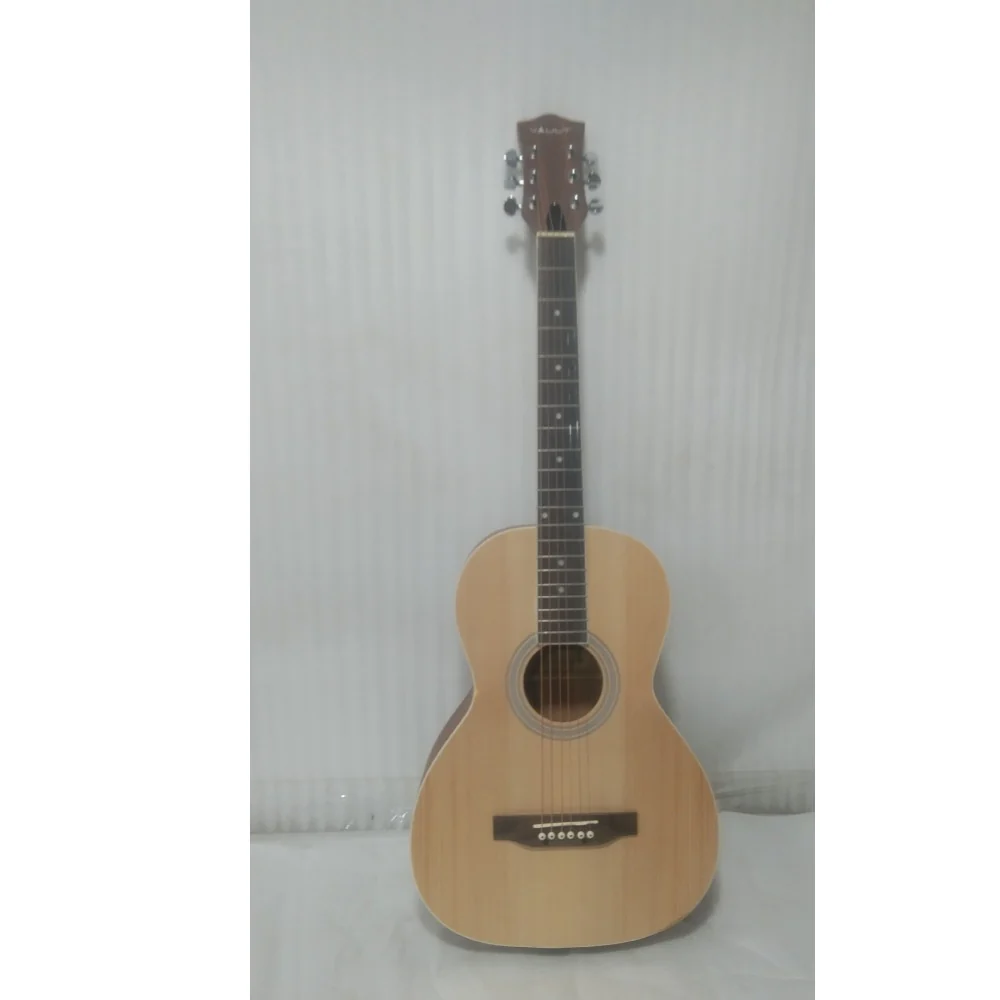 Vault PA36 Parlor Body Compact Acoustic Guitar with Standard Scale Length - Open Box B Stock - Image 4