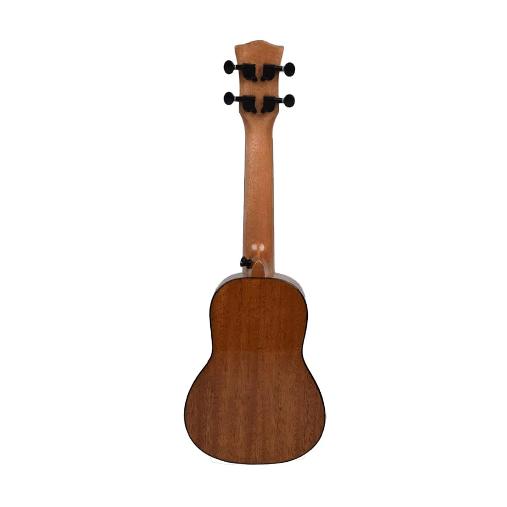 Vault Performer Pro 21" All Solid Mahogany Premium Soprano Ukulele With EQ & Gigbag - Image 9