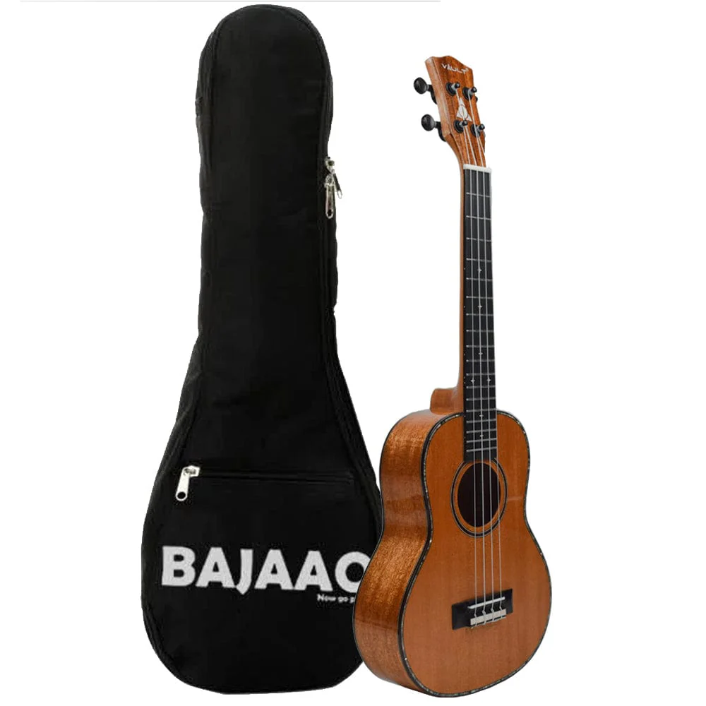 Vault Performer Pro 24" All Solid Mahogany Premium Concert Ukulele with Gigbag