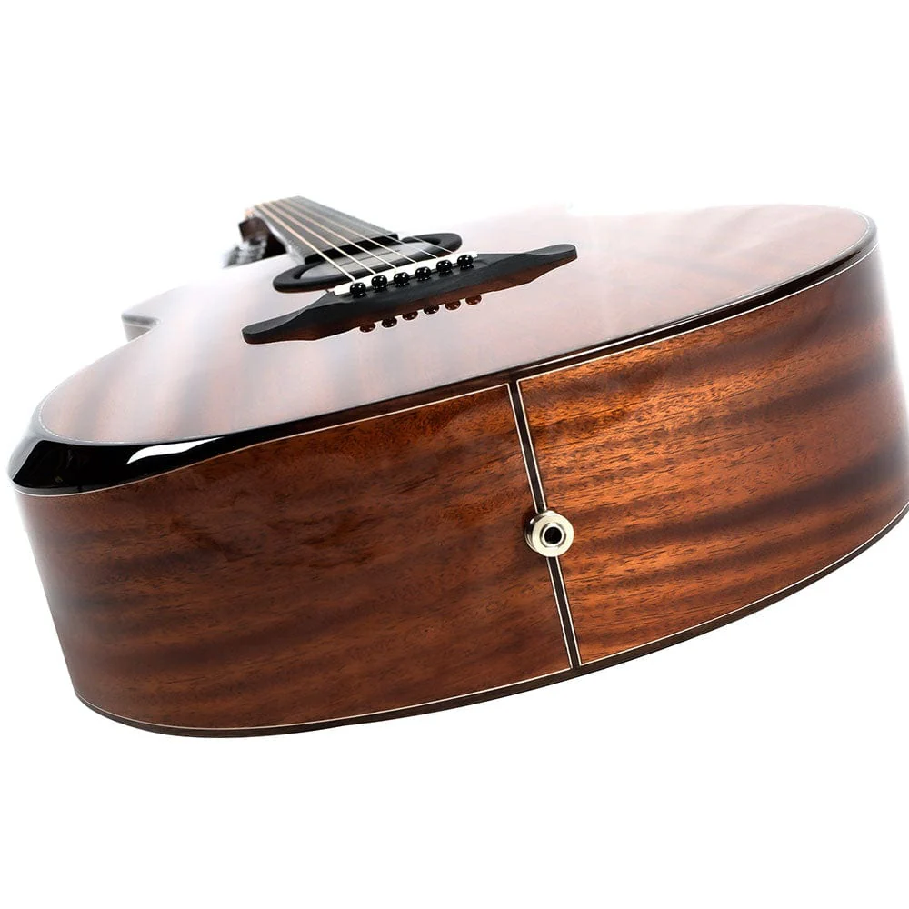 Vault Performer Pro FX Premium All Solid Body Electro Acoustic Guitar with Transacoustic Pickup, On Board Effects, Armrest and Padded Gigbag - Image 11