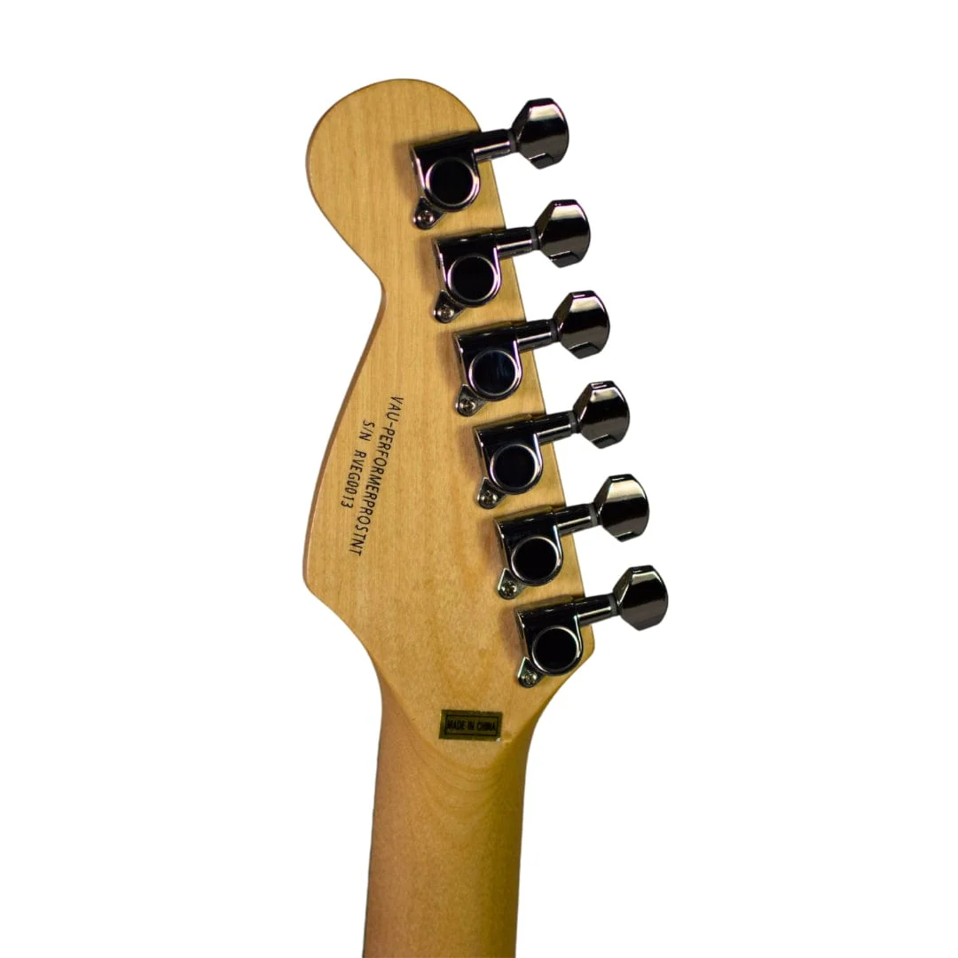 Vault Performer Pro ST 6 String Solid Mahogany Electric Guitar with Gigbag - Image 10