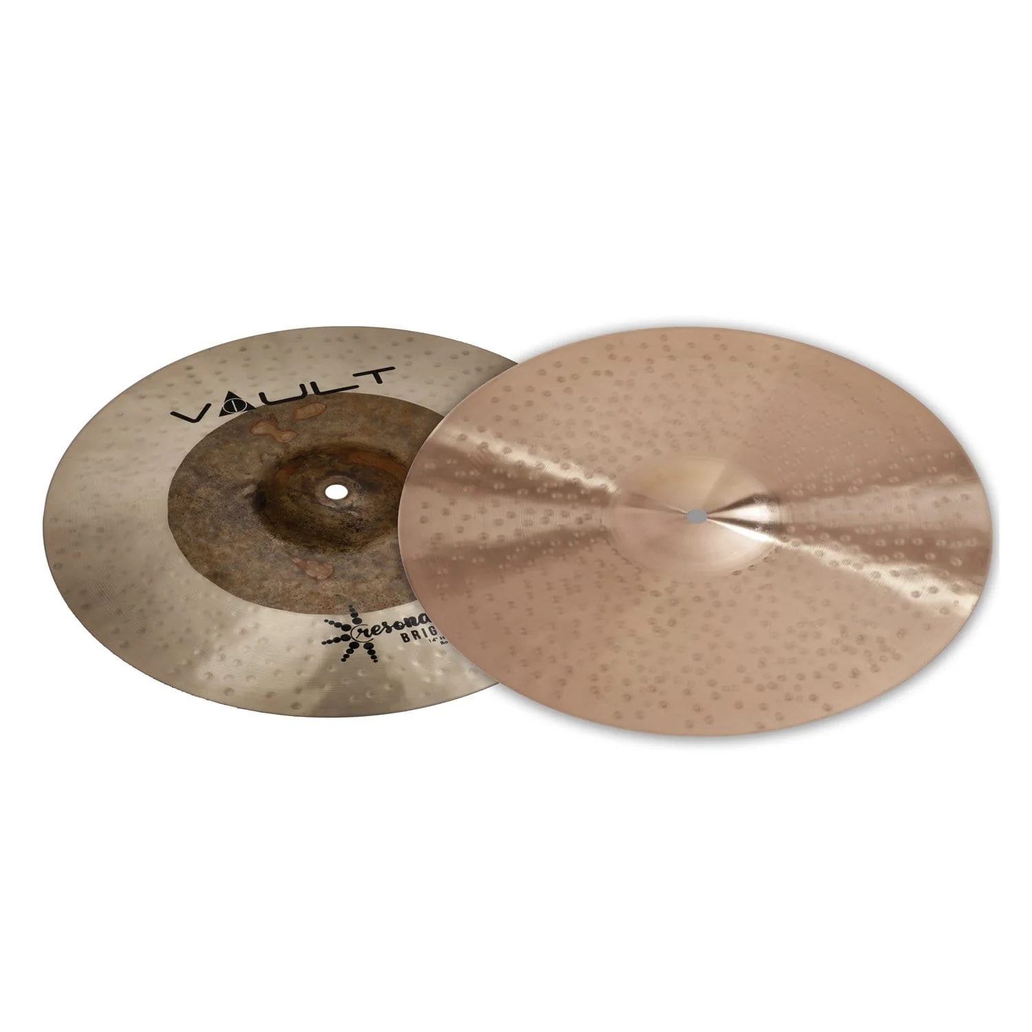 Vault Resonate Bright Series 14-Inch Hi-Hats Cymbals - Pair - Image 2