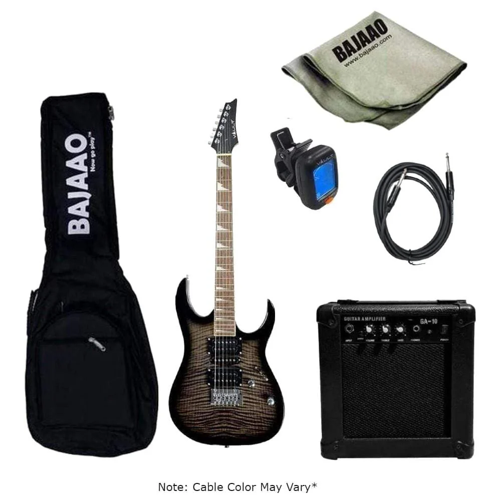 Vault RG1 Soloist Premium Electric Guitar with Gigbag, Amplifier, Tuner, Cable, Polishing Cloth & Ebook