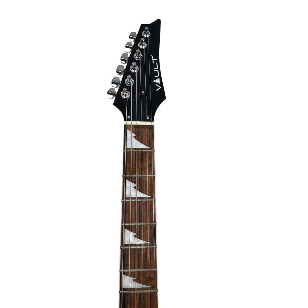 Vault RG1RW Soloist Style Electric Guitar With Digitech Element Guitar Processor Bundle - Image 9