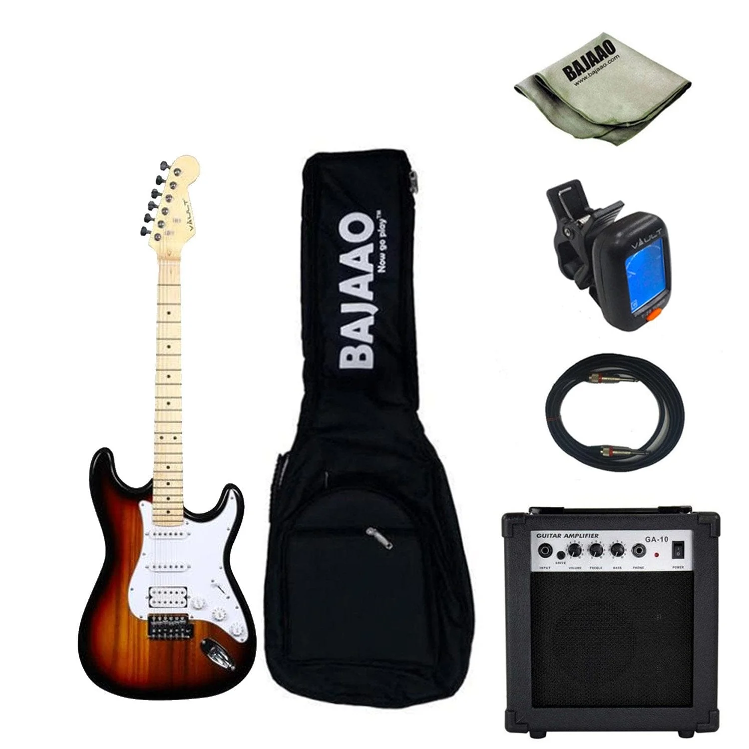 Vault ST1M Electric Guitar Basic Bundle - Image 3