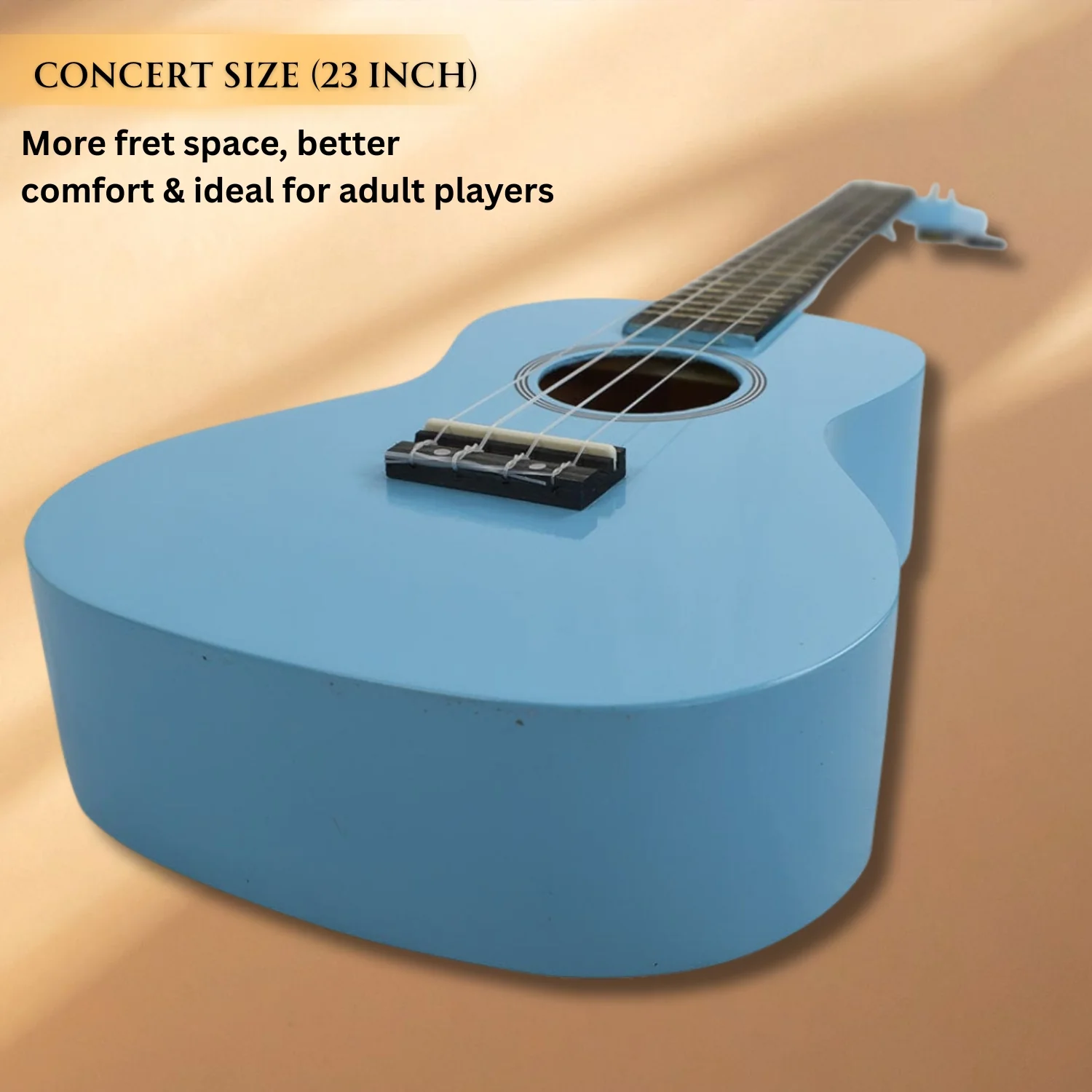 Vault UK-003 Concert Colourful Ukulele 23 inch With Gig Bag - Image 31