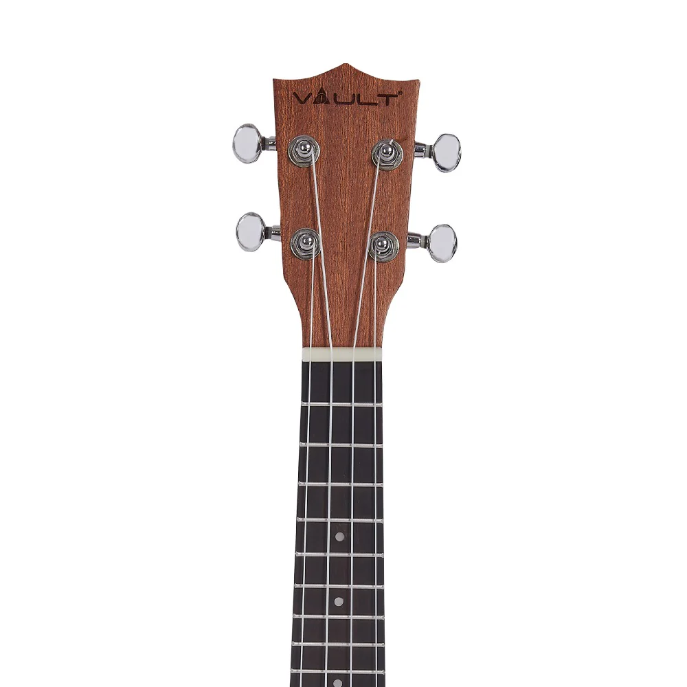 Vault UK-1000SC 21-Inch Solid Spruce Top Premium Semi Cutaway Soprano Ukulele - Open Box - Image 4
