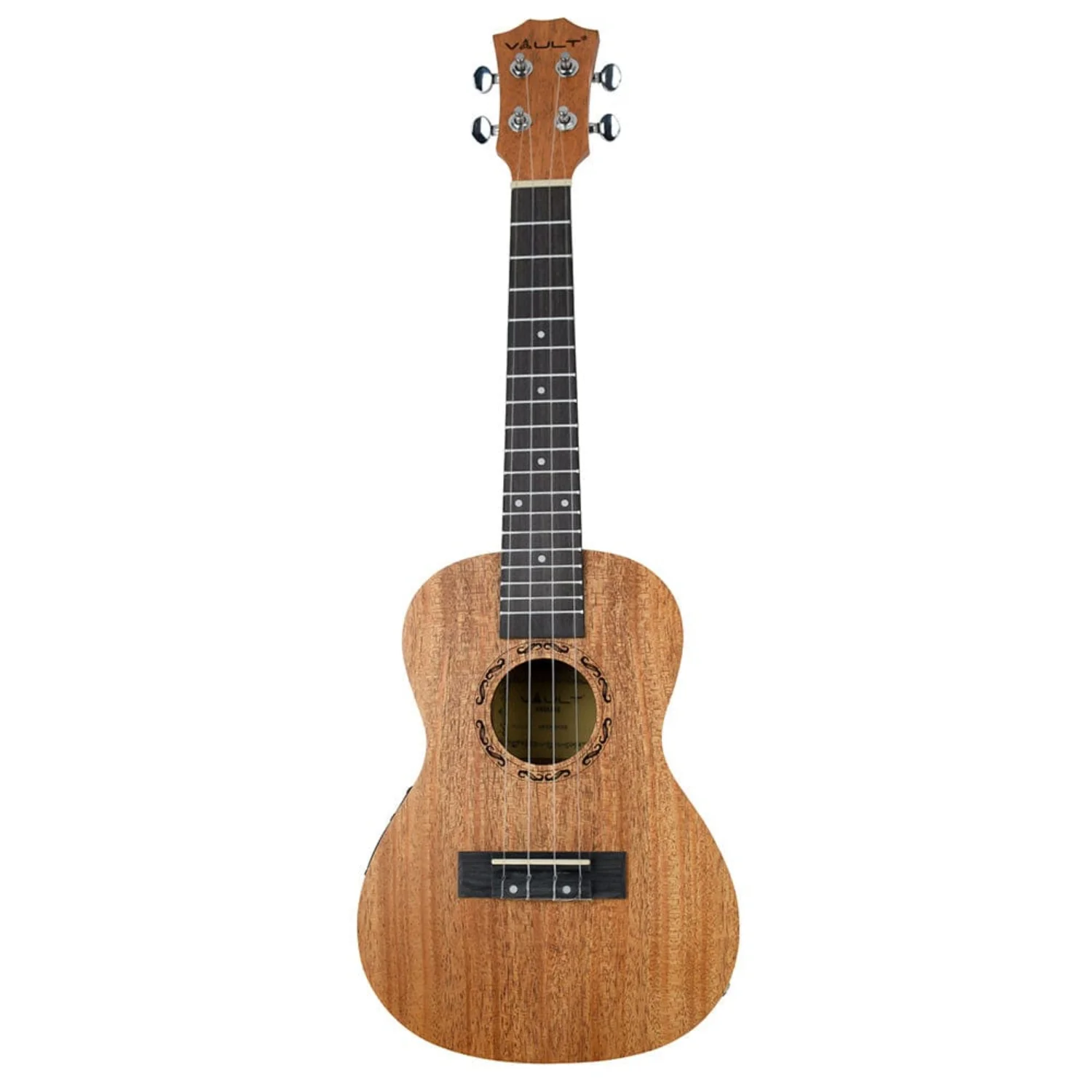 Vault UK-2000C 23-Inch Solid Mahogany Top Premium Concert Ukulele With Gigbag - Image 2
