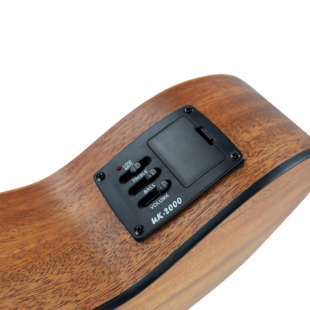 Vault UK-2000TCE 26-Inch Solid Mahogany Top Premium Electro-Acoustic Tenor Ukulele With EQ - Open Box - Image 3