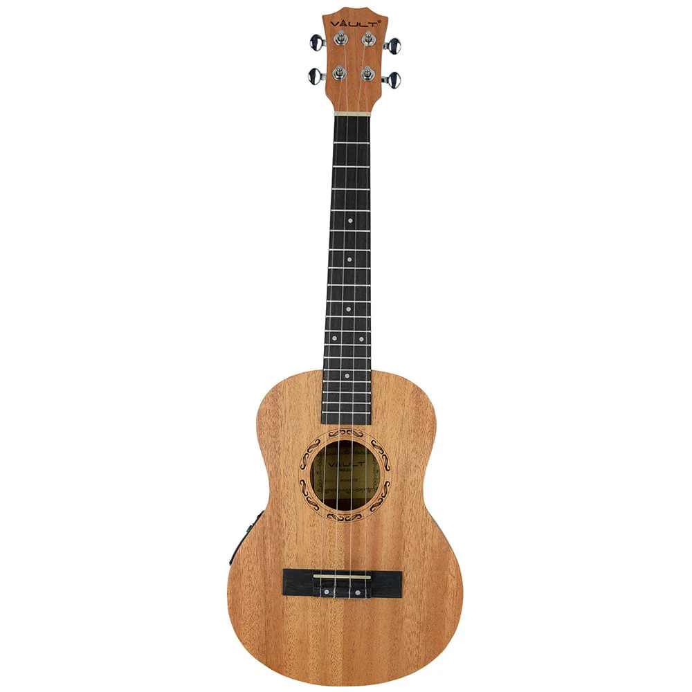 Vault UK-2000TCE 26-Inch Solid Mahogany Top Premium Electro-Acoustic Tenor Ukulele With EQ & Gigbag - Image 2