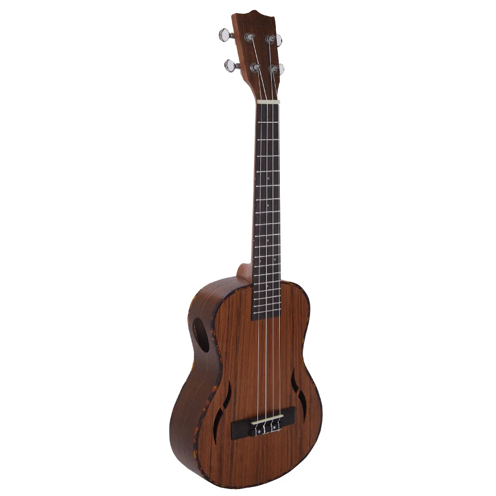 Vault UK-200C 23" Premium Walnut Laminate with Side Soundport Concert Ukulele - Image 7