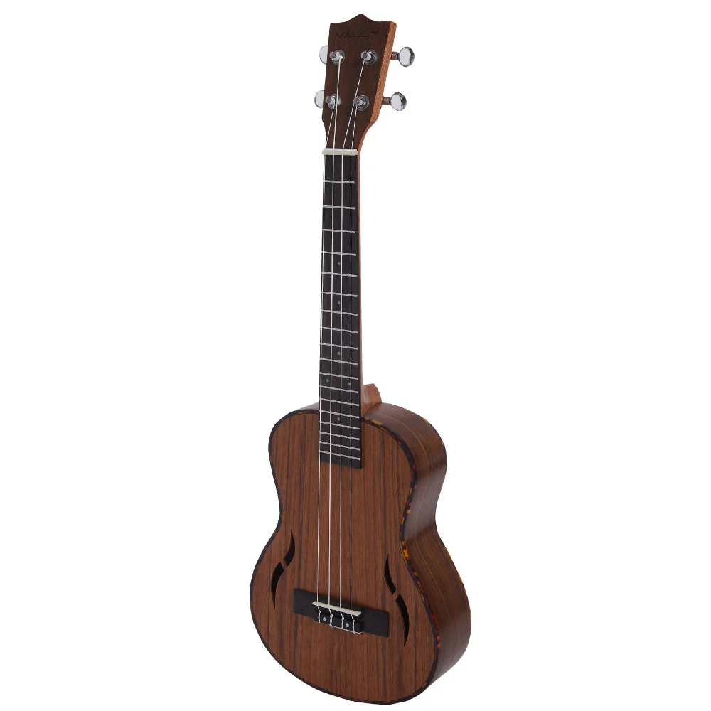 Vault UK-200C 23" Premium Walnut Laminate with Side Soundport Concert Ukulele - Image 6
