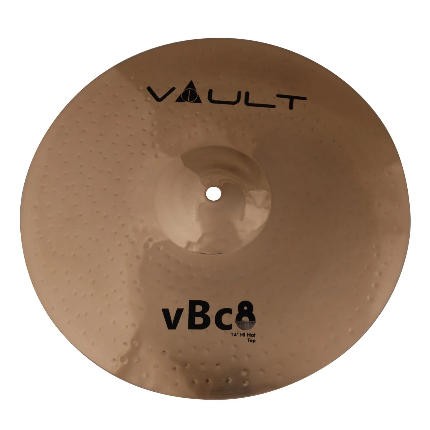 Vault VBC8 Cymbal 14-Inch Hi-Hats Cymbals - Pair - Image 3