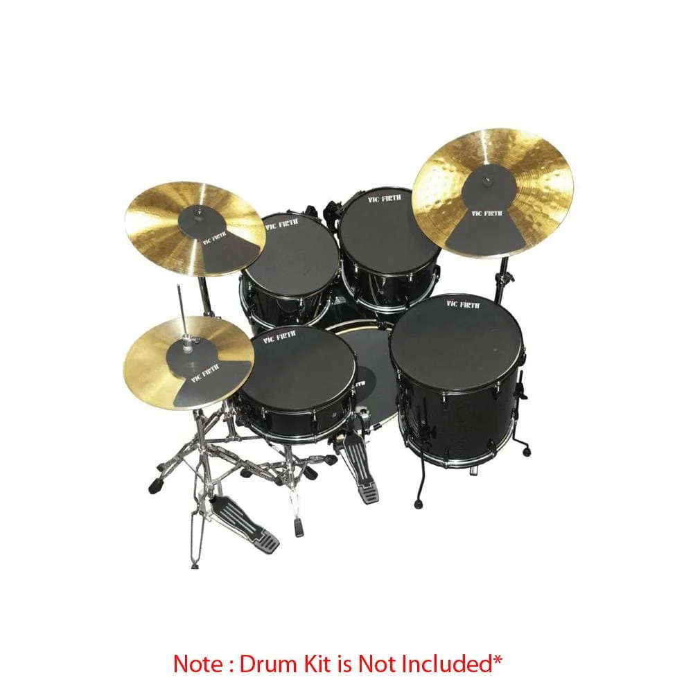 Vic Firth MUTEPP6 Drum and Cymbal Mute Pre-Pack - 6