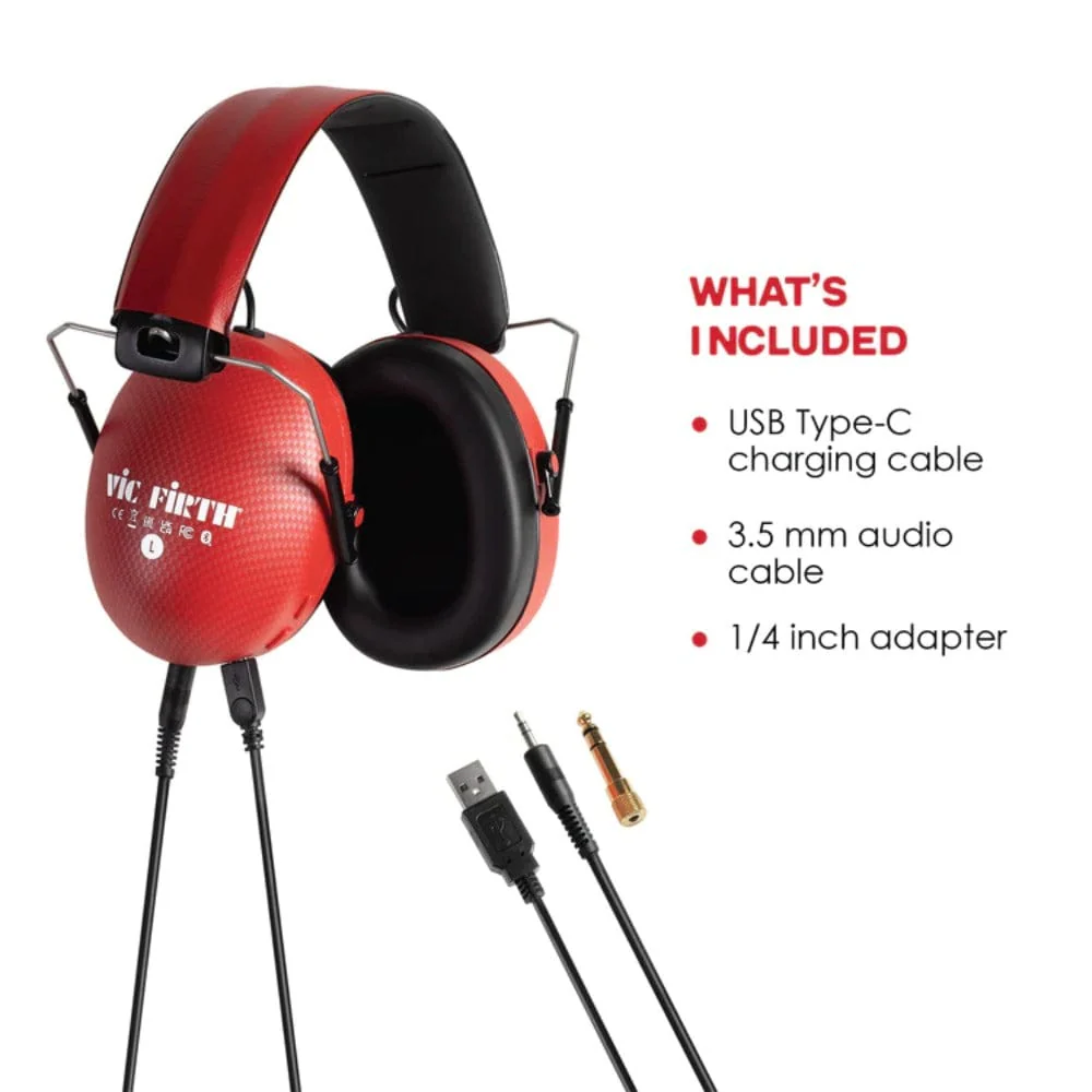 Vic Firth VXHP0012 Bluetooth Isolation Headphones - Image 3