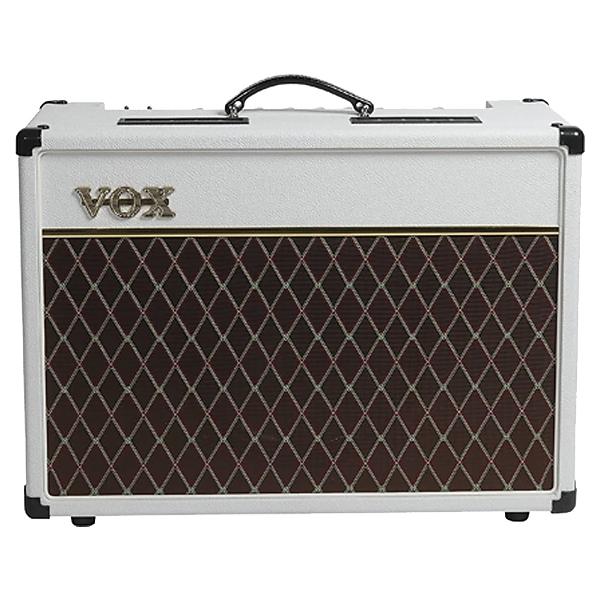 Vox AC15C1 Combo Tube Guitar Amplifier - White Bronco
