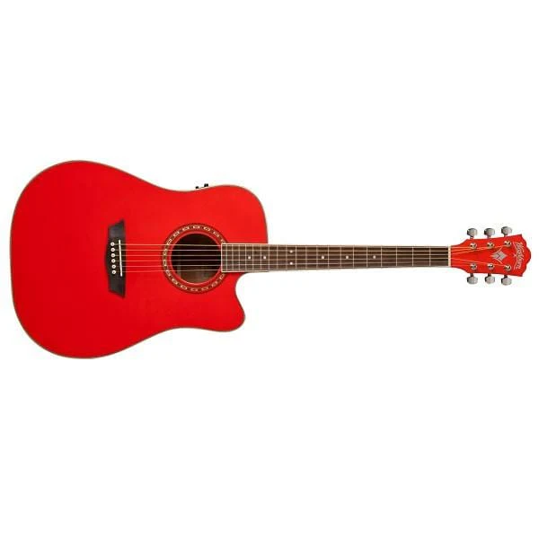 Washburn WD10CEB/BL/R Apprentice Series Acoustic Guitar - Open Box