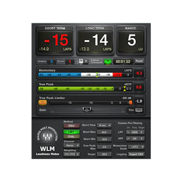 Waves WLM Plus Loudness Meter: Loudness Meter Plugin - Image 2