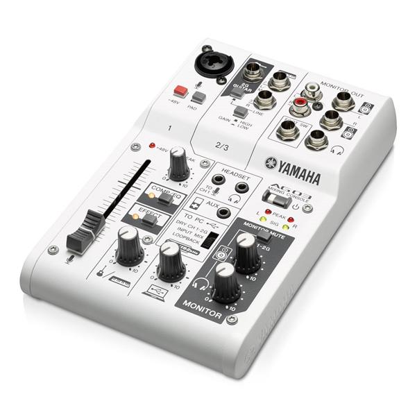 Yamaha AG-03 3 Channel Analog Mixer with USB Audio Interface - Image 2
