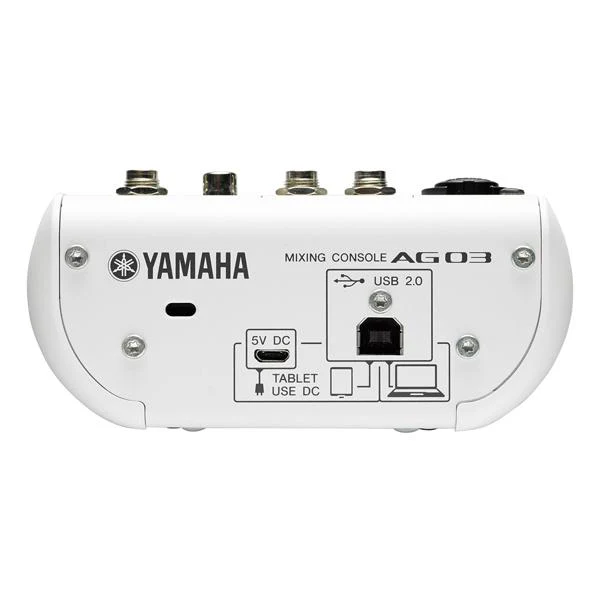 Yamaha AG-03 3 Channel Analog Mixer with USB Audio Interface - Image 4