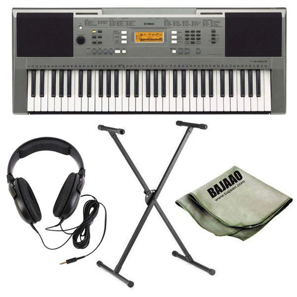 Yamaha PSR-E353 61-Key Touch Sensitive Keyboard Deluxe Bundle