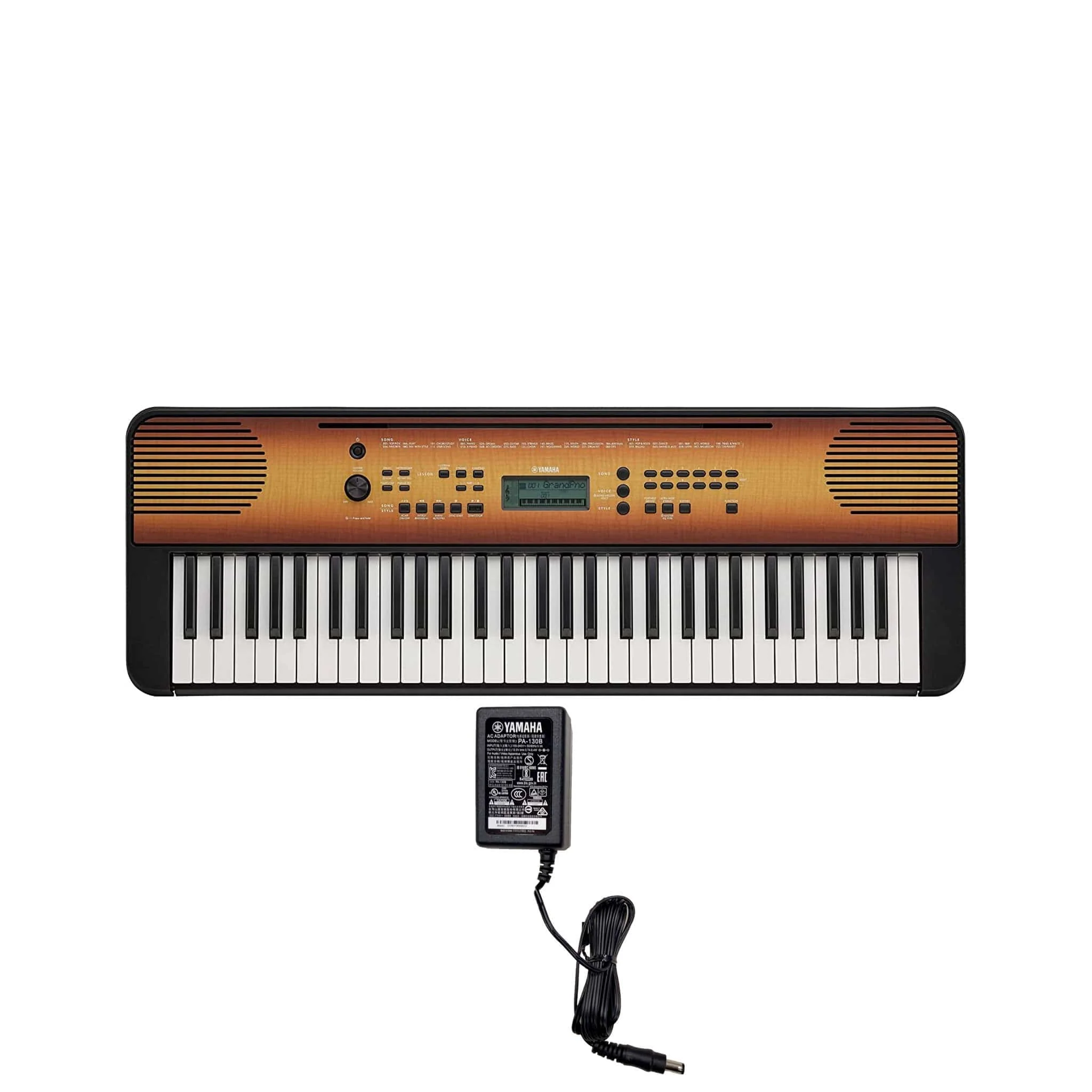 Yamaha PSR E360 61 Key Expressive Touch Sensitive Portable Keyboard with Dust Cover, Stand, Polishing Cloth, Online Lessons & Ebook - Image 2