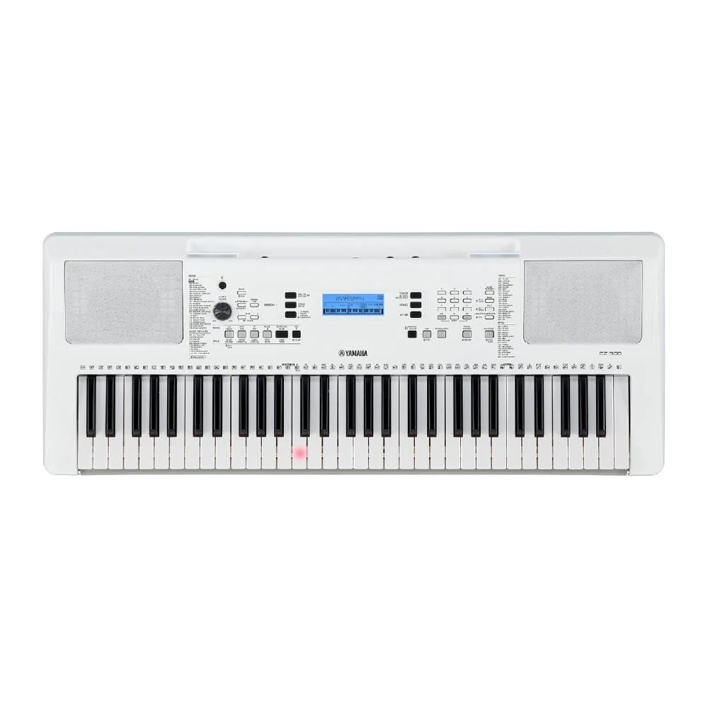 Yamaha PSR-EZ300 61-Key Portable Keyboard with Lighting Keys - White - Image 2