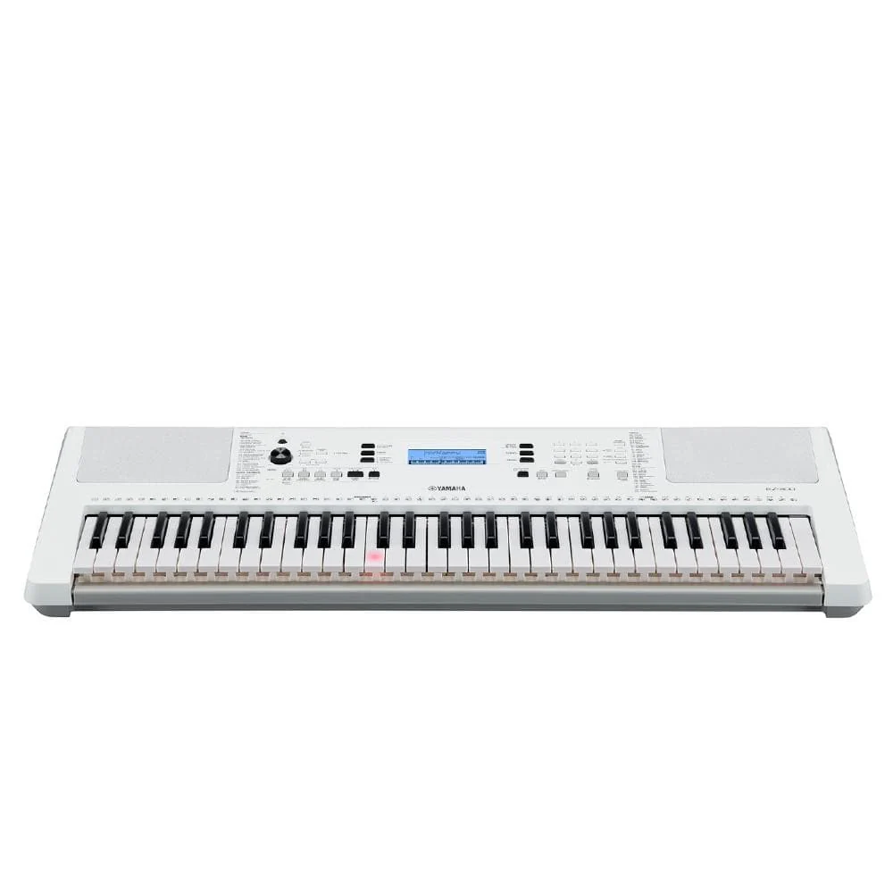 Yamaha PSR-EZ300 61-Key Portable Keyboard with Lighting Keys - White - Image 5