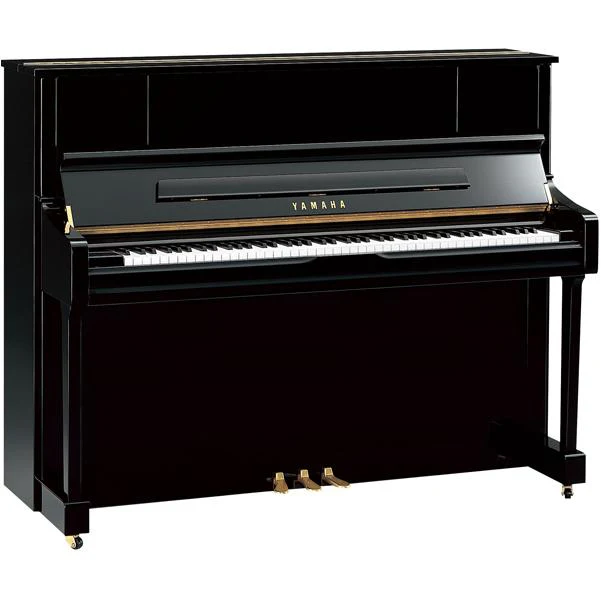 Yamaha U1J 88 Key Upright Piano with Bench - Polished Ebony