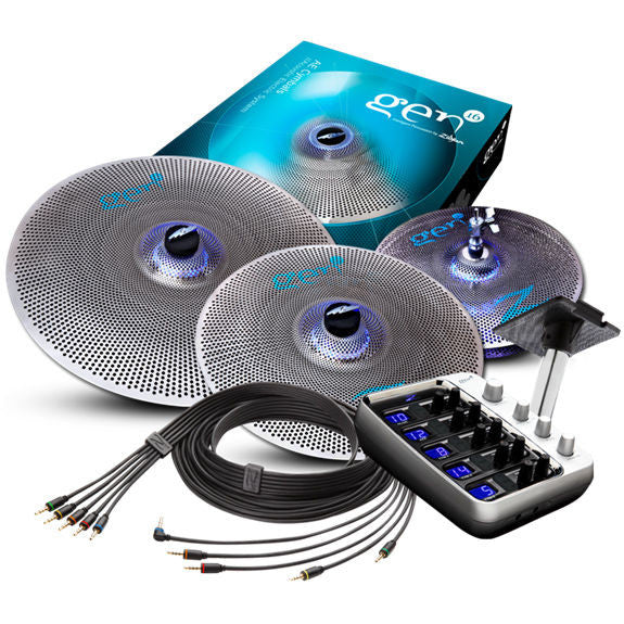 Zildjian Cymbals Gen16 AE 368 Buffed Bronze Electronic Cymbals Box Set