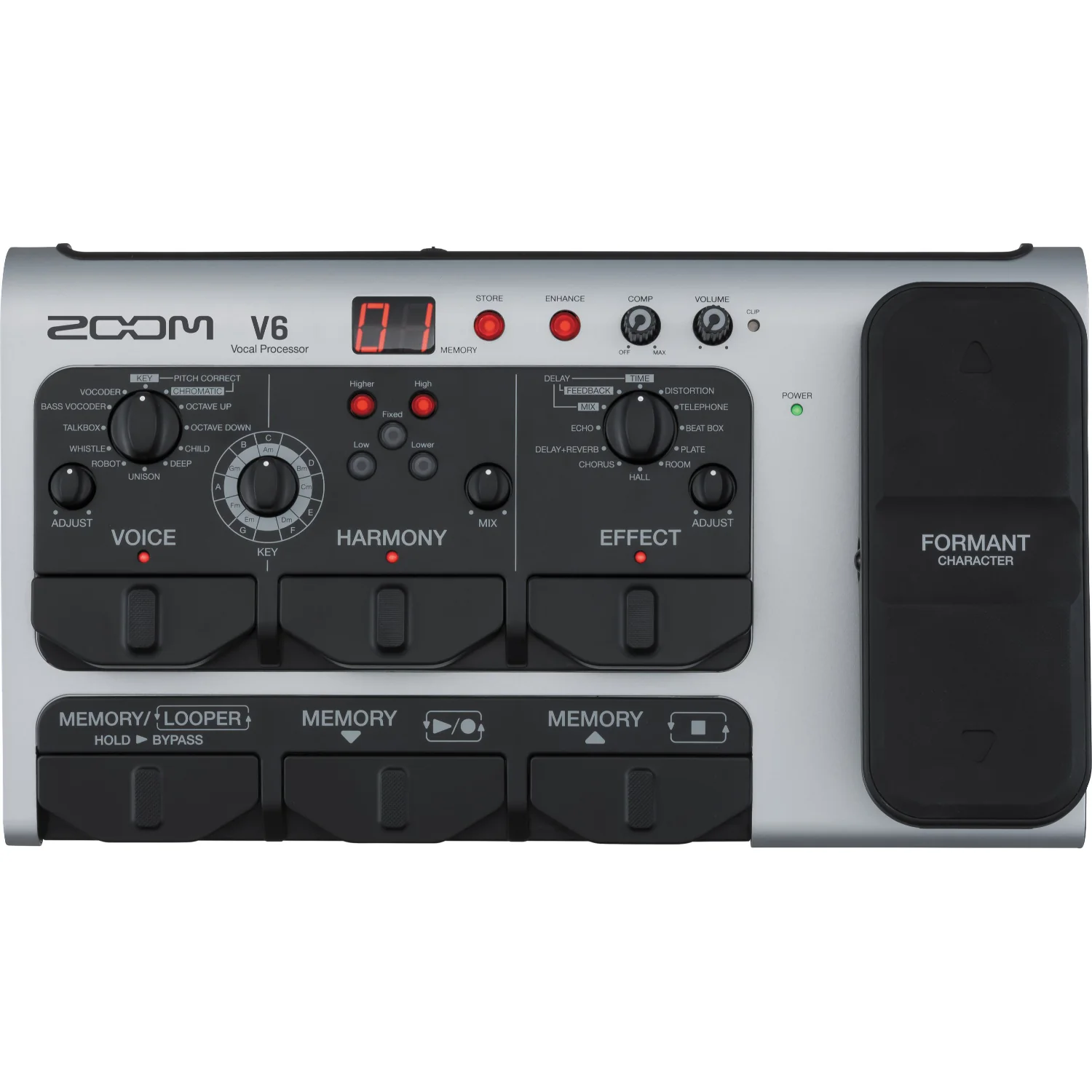 Zoom V6-SP Vocal Processor Pedal